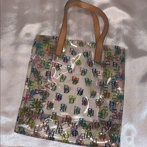 Clear small Dooney & Burke bag
